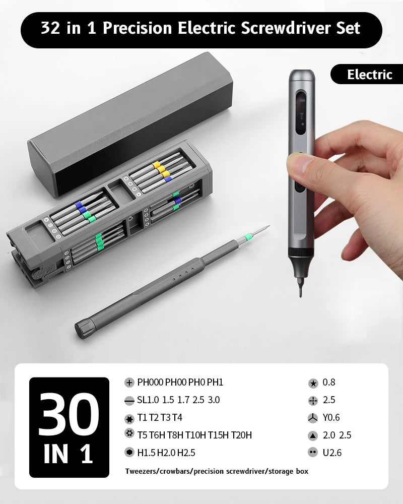 Precision Magnetic Screwdriver Set - 8 to 46 Piece, Phone & Laptop Repair Kit