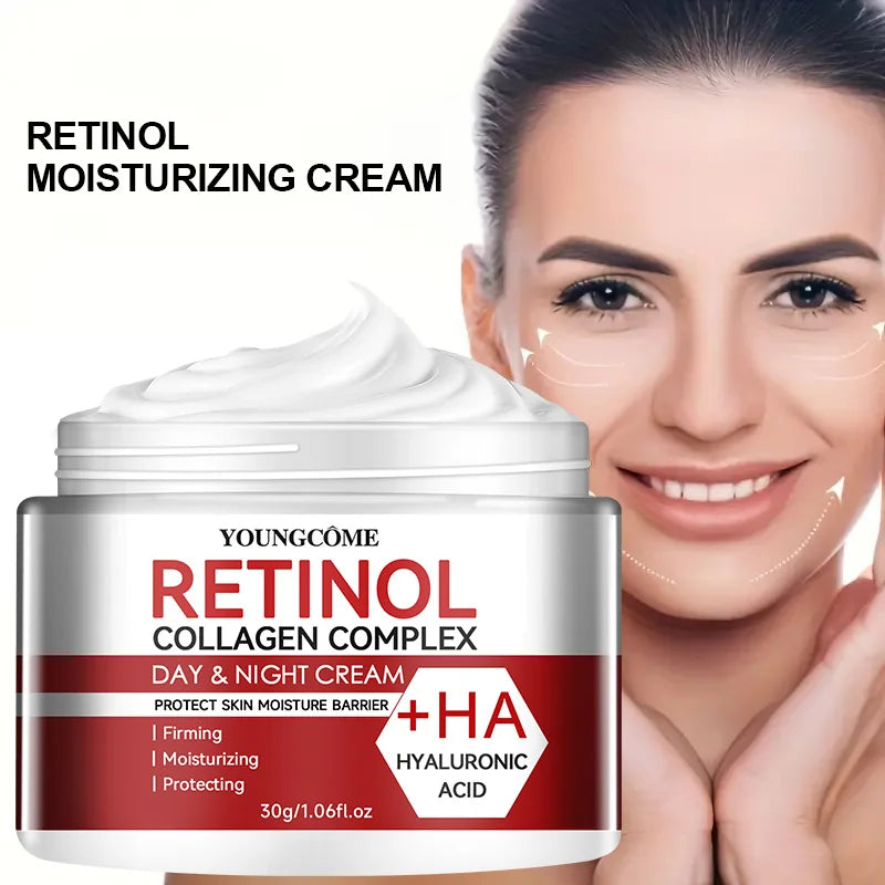 YOUNGCOME Retinol Collagen Cream | Day & Night Moisturizer for Firming, Hydration & Anti-Aging