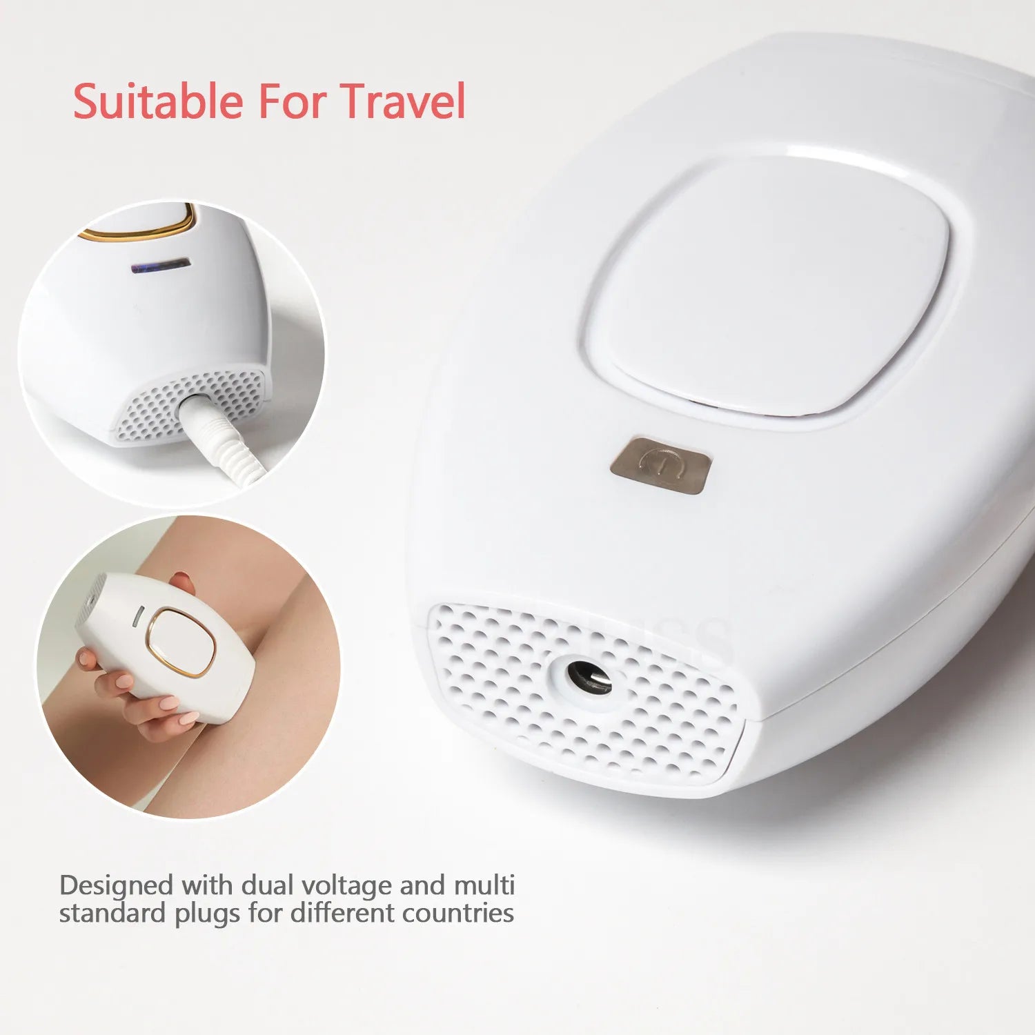 At-Home IPL Hair Removal Device for Women | 500,000 Flashes | Painless & Permanent Results