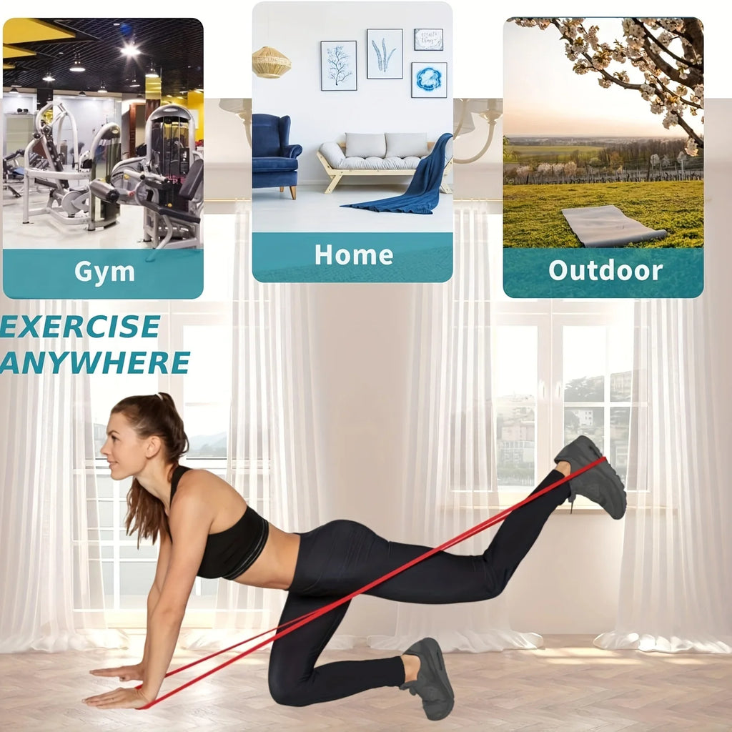 TPE Resistance Band | Anti-Snap Home Gym Band for Strength, Stretching & Recovery