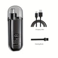 Painless Nose & Ear Hair Trimmer | USB Rechargeable Compact Grooming Tool for Men