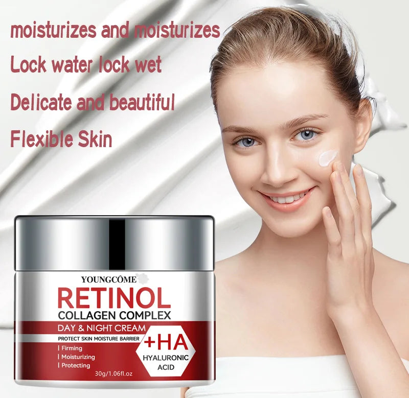 YOUNGCOME Retinol Collagen Cream | Day & Night Moisturizer for Firming, Hydration & Anti-Aging