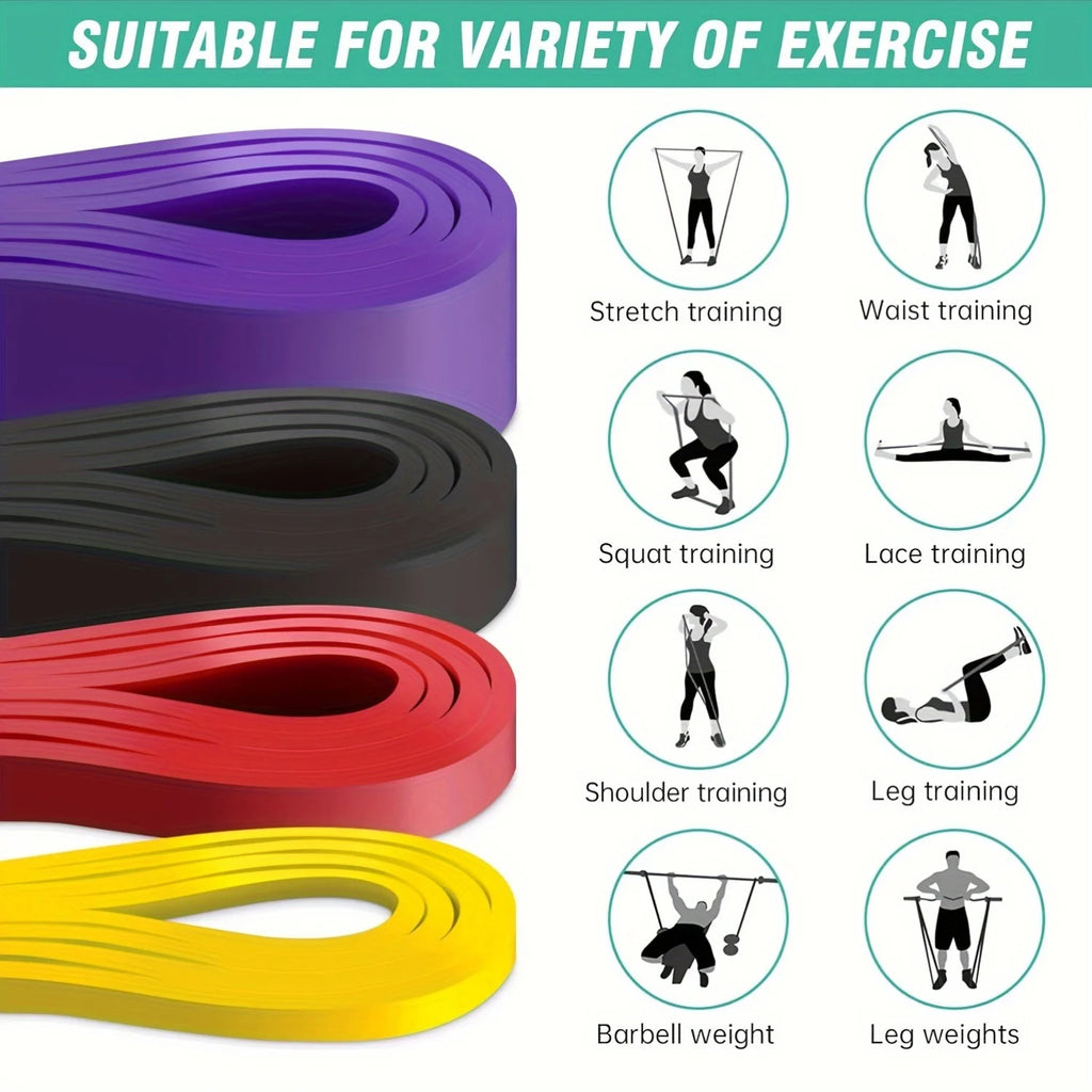 TPE Resistance Band | Anti-Snap Home Gym Band for Strength, Stretching & Recovery