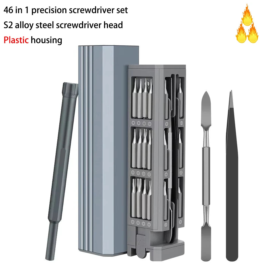 Precision Magnetic Screwdriver Set - 8 to 46 Piece, Phone & Laptop Repair Kit